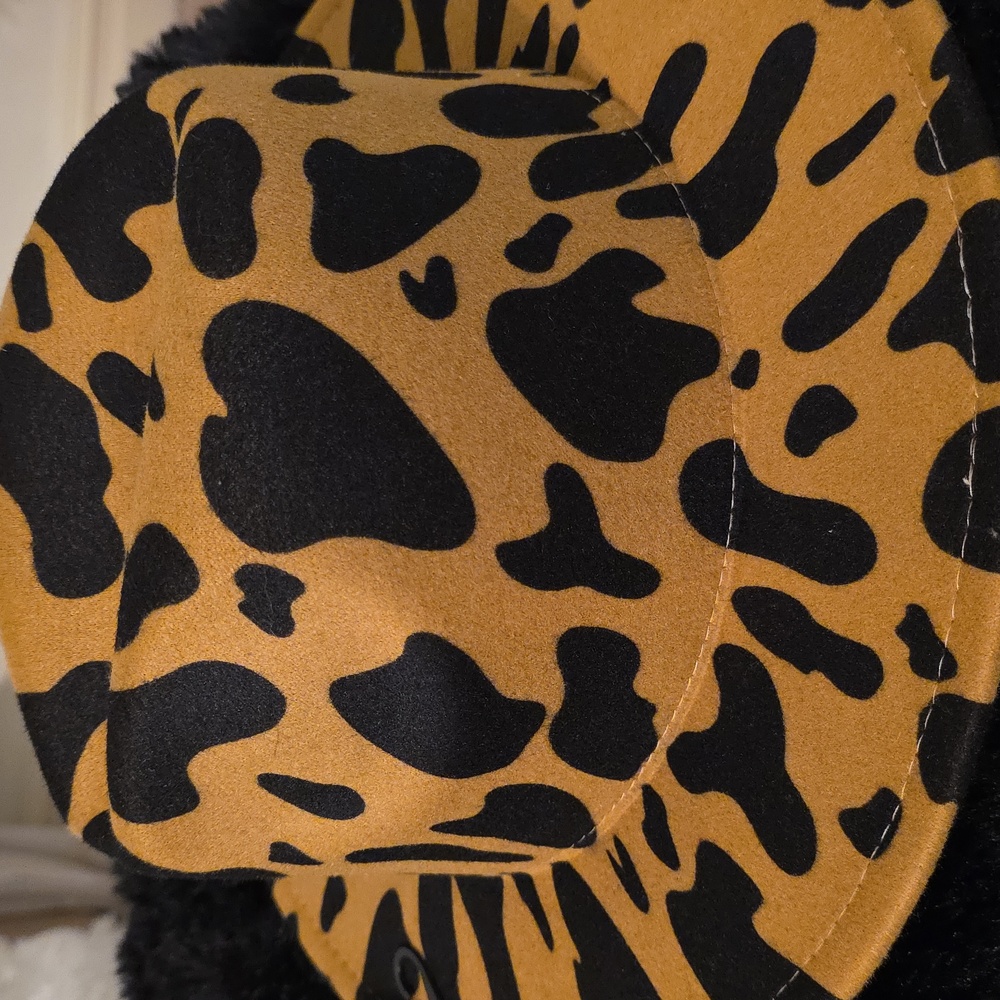 Stylish Leopard Print Women's Hat - Picture 5 of 6